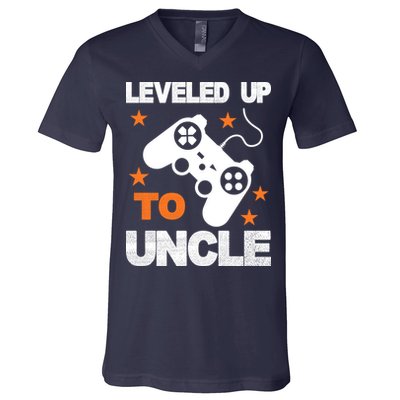 Leveled Up To Uncle V-Neck T-Shirt