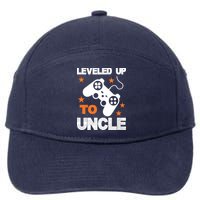 Leveled Up To Uncle 7-Panel Snapback Hat