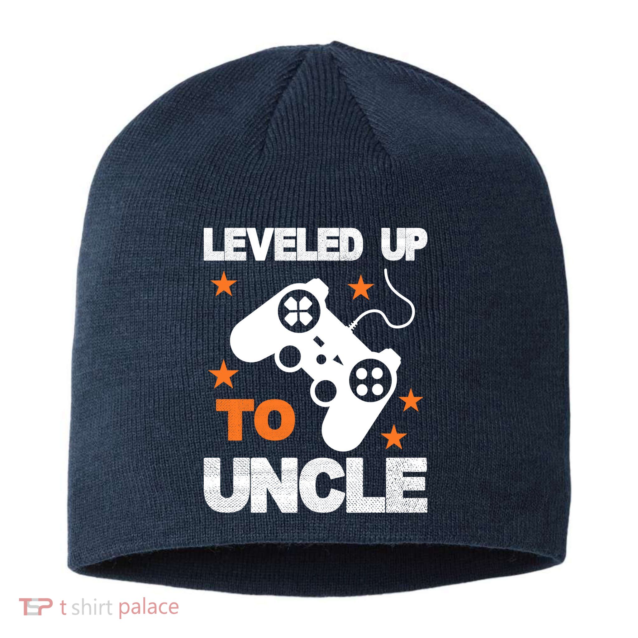 Leveled Up To Uncle Sustainable Beanie