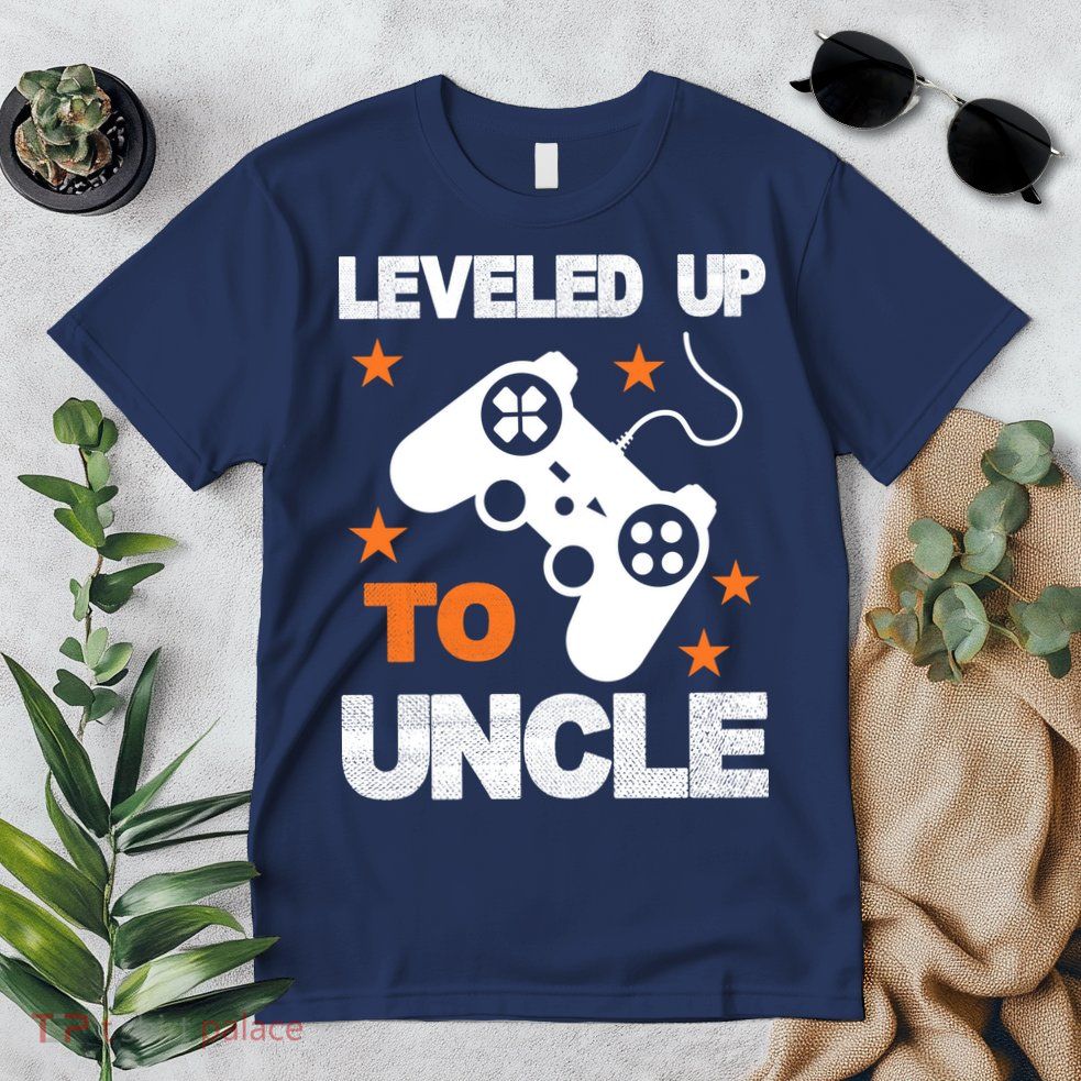 Leveled Up To Uncle Premium T-Shirt