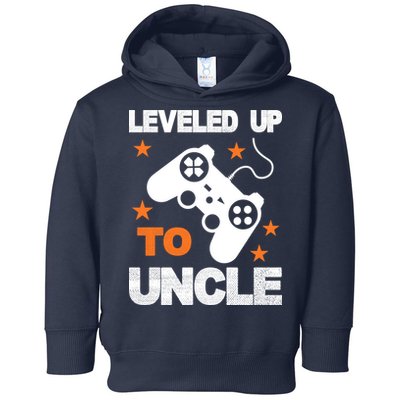 Leveled Up To Uncle Toddler Hoodie