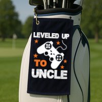 Leveled Up To Uncle Golf Towel
