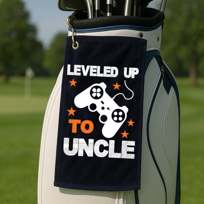 Leveled Up To Uncle Golf Towel