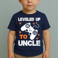 Leveled Up To Uncle Toddler T-Shirt