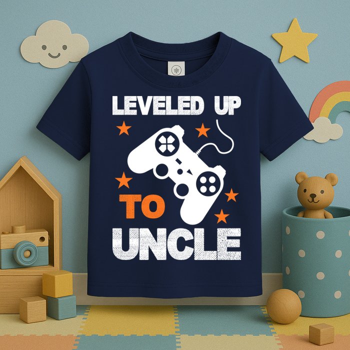 Leveled Up To Uncle Toddler T-Shirt