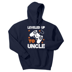 Leveled Up To Uncle Kids Hoodie