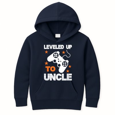 Leveled Up To Uncle Kids Hoodie