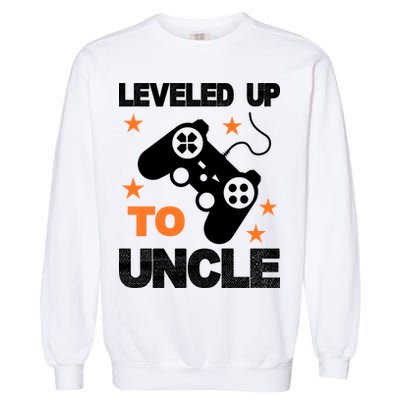 Leveled Up To Uncle Garment-Dyed Sweatshirt