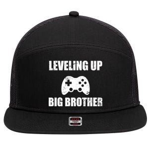 Leveling Up Big Brother 7 Panel Mesh Trucker Snapback Hat