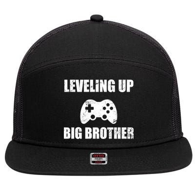 Leveling Up Big Brother 7 Panel Mesh Trucker Snapback Hat