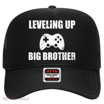 Leveling Up Big Brother High Crown Mesh Back Trucker Hat