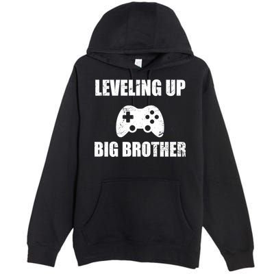Leveling Up Big Brother Premium Pullover Hoodie