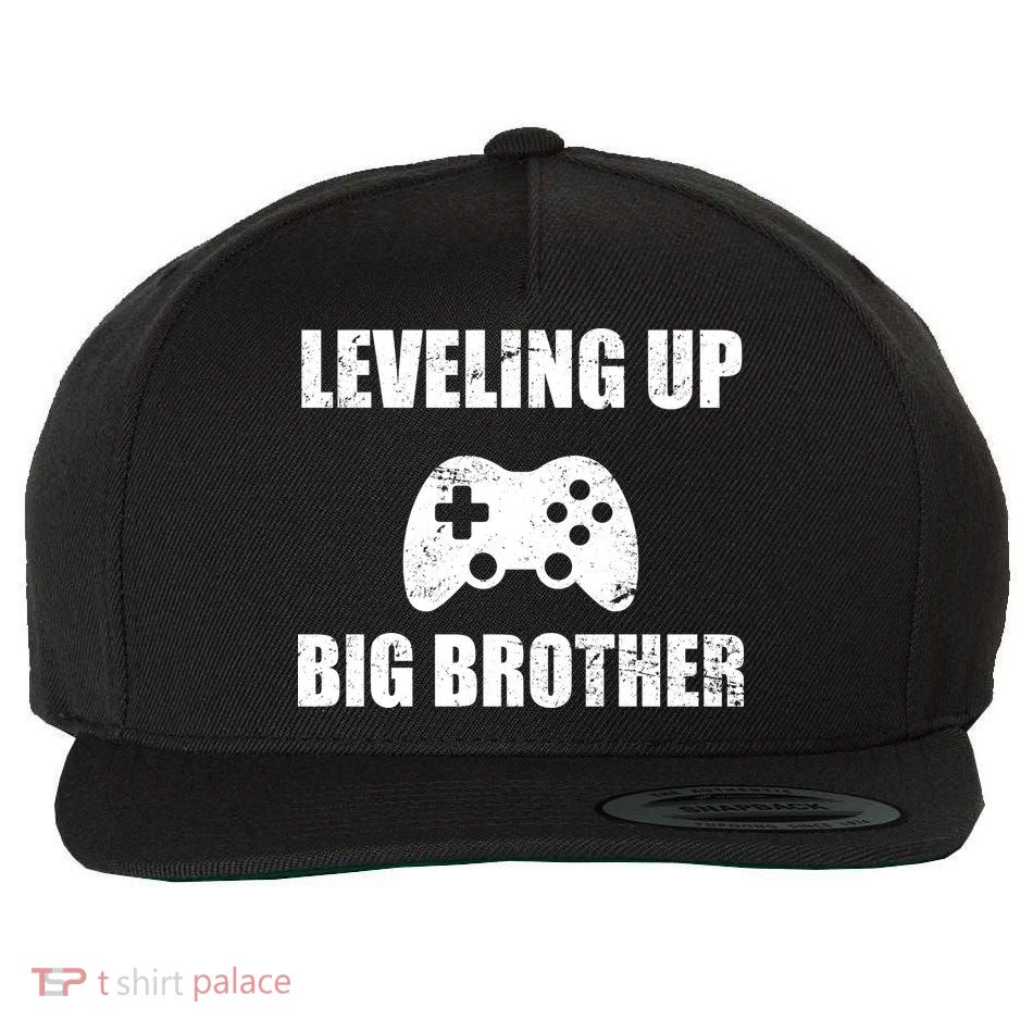 Leveling Up Big Brother Wool Snapback Cap