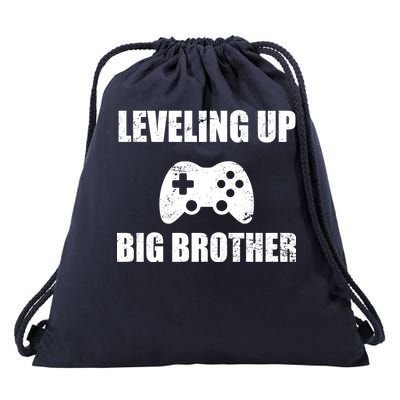 Leveling Up Big Brother Drawstring Bag