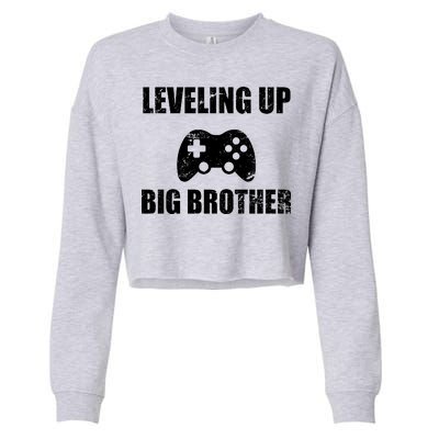 Leveling Up Big Brother Cropped Pullover Crew