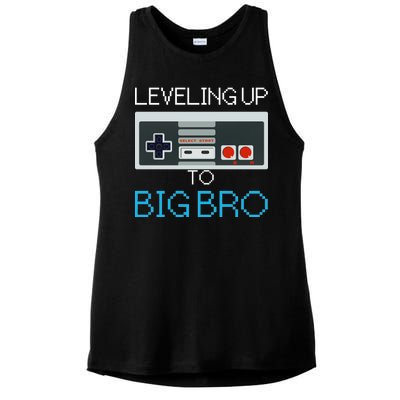 Leveling Up To Big Bro Ladies PosiCharge Tri-Blend Wicking Tank