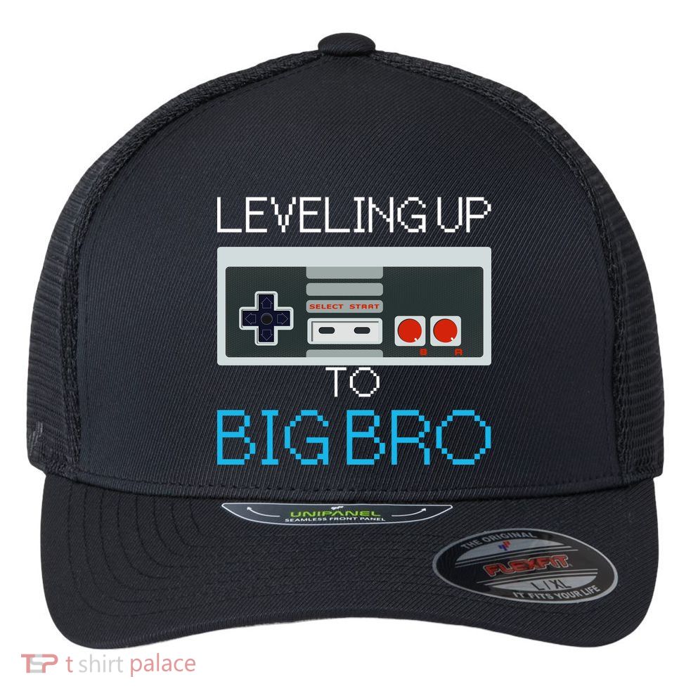 Leveling Up To Big Bro Flexfit Unipanel Trucker Cap