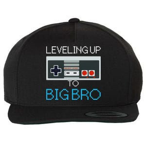 Leveling Up To Big Bro Wool Snapback Cap