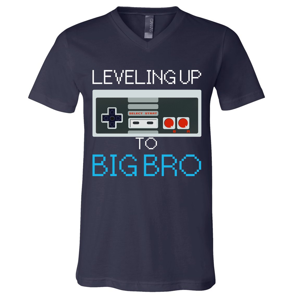 Leveling Up To Big Bro V-Neck T-Shirt