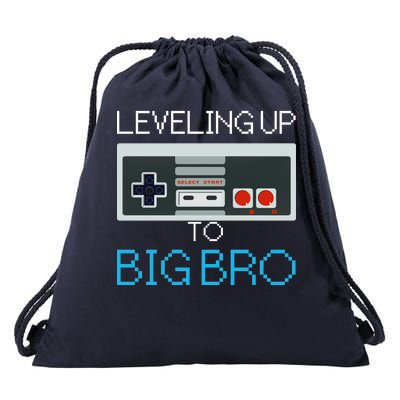 Leveling Up To Big Bro Drawstring Bag