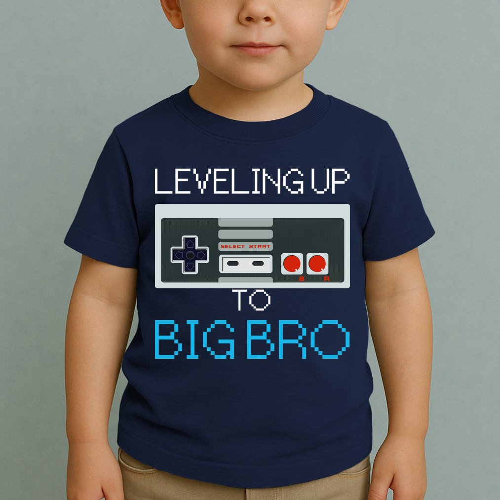 Leveling Up To Big Bro Toddler T-Shirt