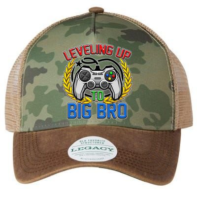 Leveling Up To Big Bro Brother Video Gaming Legacy Tie Dye Trucker Hat