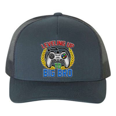 Leveling Up To Big Bro Brother Video Gaming Yupoong Adult 5-Panel Trucker Hat