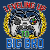 Leveling Up To Big Bro Brother Video Gaming Cooling Performance Crew T-Shirt