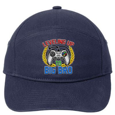 Leveling Up To Big Bro Brother Video Gaming 7-Panel Snapback Hat