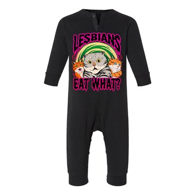 Lesbians Eat What Funny Cats Love Infant Fleece One Piece