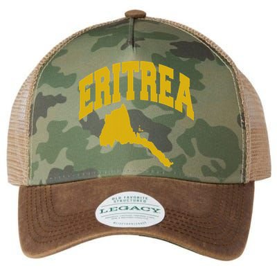 Love Eritrea With Eritrean Map Eritrea Pride Legacy Tie Dye Trucker Hat