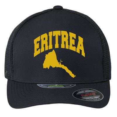 Love Eritrea With Eritrean Map Eritrea Pride Flexfit Unipanel Trucker Cap