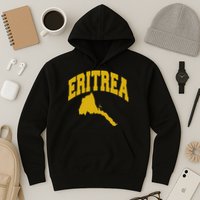 Love Eritrea With Eritrean Map Eritrea Pride Hoodie