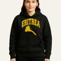 Love Eritrea With Eritrean Map Eritrea Pride Hoodie