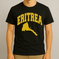 Love Eritrea With Eritrean Map Eritrea Pride T-Shirt