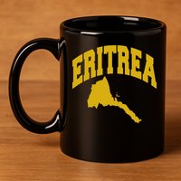 Love Eritrea With Eritrean Map Eritrea Pride 11oz C Handle Ceramic Mug