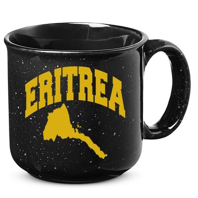 Love Eritrea With Eritrean Map Eritrea Pride 15oz Campfire Ceramic Mug