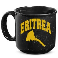 Love Eritrea With Eritrean Map Eritrea Pride 15oz Campfire Ceramic Mug