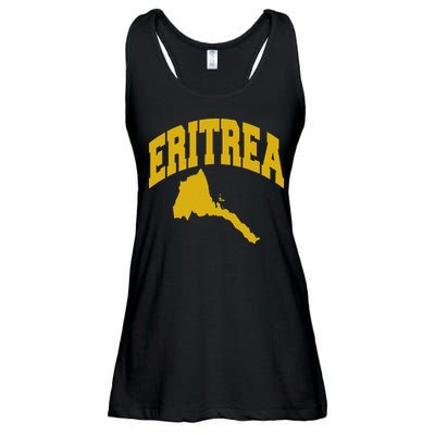 Love Eritrea With Eritrean Map Eritrea Pride Ladies Essential Flowy Tank