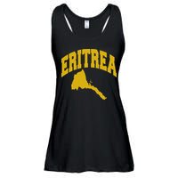 Love Eritrea With Eritrean Map Eritrea Pride Ladies Essential Flowy Tank