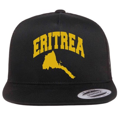 Love Eritrea With Eritrean Map Eritrea Pride Flatbill Hat