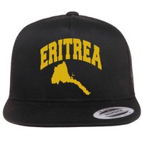 Love Eritrea With Eritrean Map Eritrea Pride Flatbill Hat