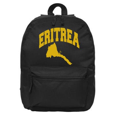 Love Eritrea With Eritrean Map Eritrea Pride 16 in Basic Backpack