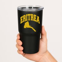 Love Eritrea With Eritrean Map Eritrea Pride Tumbler