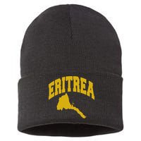 Love Eritrea With Eritrean Map Eritrea Pride Sustainable Knit Beanie