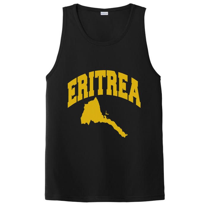 Love Eritrea With Eritrean Map Eritrea Pride PosiCharge Competitor Tank