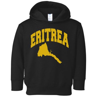 Love Eritrea With Eritrean Map Eritrea Pride Toddler Hoodie