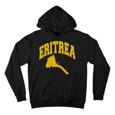 Love Eritrea With Eritrean Map Eritrea Pride Tall Hoodie