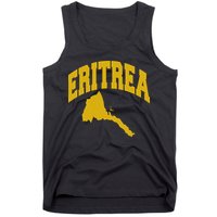Love Eritrea With Eritrean Map Eritrea Pride Tank Top