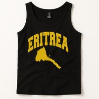 Love Eritrea With Eritrean Map Eritrea Pride Tank Top